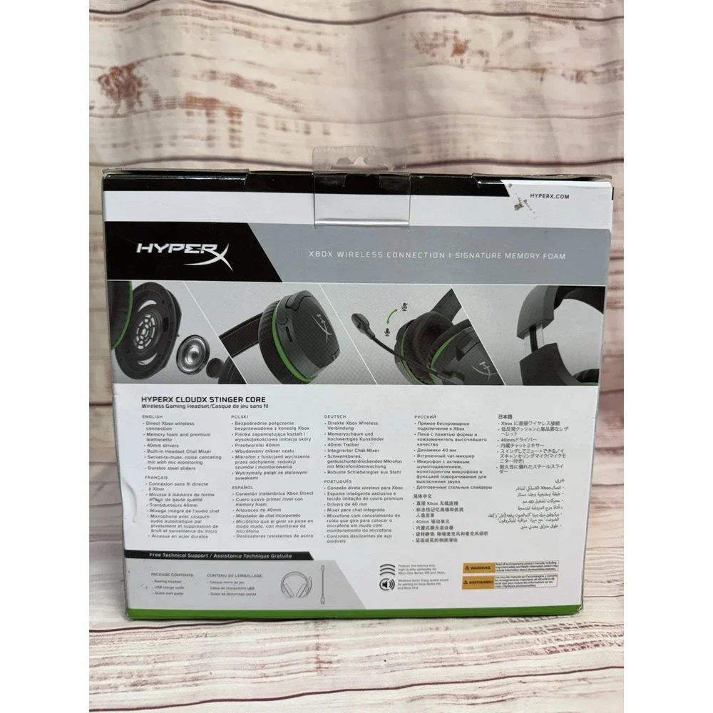 HyperX CloudX Stinger Core Wireless Gaming Headset for Xbox Series - OPEN Box!